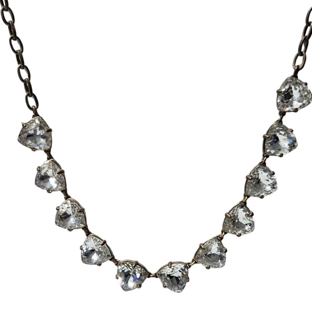Stella & Dot Somervell Crystal Statement Necklace Elegant Classic Fashion Jewelr